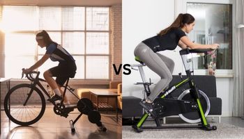 Fietstrainer vs spinningfiets